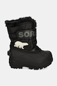 Sorel cizme de iarna copii TODDLER SNOW COMMAND 2114102 negru AW24