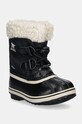 Детские сапоги Sorel CHILDRENS YOOT PAC с утеплением чёрный 2114112