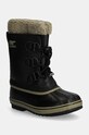 Дитячі чоботи Sorel CHILDRENS YOOT PAC шнурівка чорний 2117081