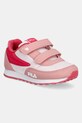 Fila sneakers pentru copii ORBIT REVOLUTION velcro textil roz FFK0222