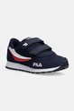 Dětské sneakers boty Fila ORBIT REVOLUTION velcro imitace semiše námořnická modř FFK0225