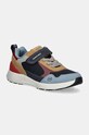 Biomecanics sneakersy dziecięce imitacja zamszu granatowy 241272