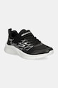 Детски маратонки Skechers MICROSPEC изкуствен черен 403770L.K