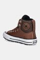 Хлопчик Дитячі шкіряні кеди Converse CHUCK TAYLOR AS BERKSHIRE BOOT A08442C коричневий