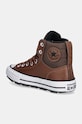 Băieți Converse tenisi de piele pentru copii CHUCK TAYLOR AS BERKSHIRE BOOT A08442C maro