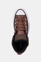 Дитячі шкіряні кеди Converse CHUCK TAYLOR AS BERKSHIRE BOOT коричневий A08442C