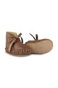 Kožené topánky pre bábätká Donsje Pina Classic Booties jemné zateplenie hnedá 1018200.