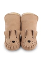 Δερμάτινα βρεφικά παπούτσια Donsje Kapi Classic Booties Dog μπεζ 1028005.