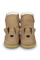Παιδικές δερμάτινες χειμερινές μπότες Donsje Dubu Classic Shoes Dog 1500405. μπεζ AW24