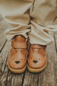 Donsje sneakersy skórzane dziecięce Mika Sneakers Bear wysoka brązowy 2024801.22.28