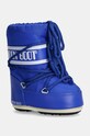 Детские сапоги Moon Boot ICON MINI NYLON с утеплением голубой 80D1400430