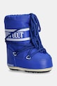 Dječje cipele za snijeg Moon Boot ICON MINI NYLON imitacija zrnate kože plava 80D1400430