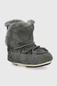 Дитячі замшеві чоботи Moon Boot CRIB SUEDE замша сірий 80D3401030