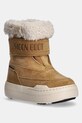 Moon Boot śniegowce dziecięce JR PARK STRAP BOOT SUEDE tekstylny brązowy 80D3440040.27.34