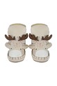 Donsje incaltaminte din piele pentru bebelusi Kapi Exclusive Booties Reindeer 1028119 bej AW24