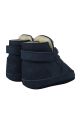 Donsje incaltaminte din piele pentru bebelusi Aggas Booties Snowman bleumarin 1035705