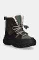 Emu Australia buty zimowe dziecięce Pirrama imitacja skóry licowej zielony K13098.Pir