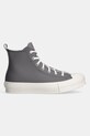 Детские кожаные кеды Converse CHUCK TAYLOR ALL STAR EVA LIFT A09259C серый AW24