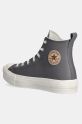 Мальчик Детские кожаные кеды Converse CHUCK TAYLOR ALL STAR EVA LIFT A09259C серый