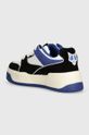 Obuwie Naked Wolfe sneakersy skórzane Kash Kash.Nubuck.blue multicolor