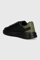 Obuwie Guess sneakersy skórzane ELBA CRACK FMTECR.ESU12.BLAGR czarny