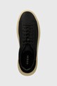 Guess sneakersy skórzane ELBA czarny FMTELB.ELE12.BLACK
