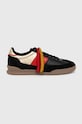 PS Paul Smith sneakersy skórzane Dover M2S.DVR50.NNUB czarny AW24