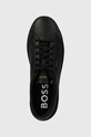Kožené sneakers boty BOSS Belwar černá 50522865.005