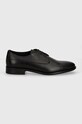 Шкіряні туфлі BOSS Colby 50523042.001 чорний AW24