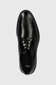 Шкіряні туфлі BOSS Larry чорний 50523283.001