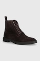 BOSS buty zamszowe Calev skóra zamszowa brązowy 50523022.201