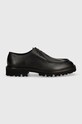 BOSS półbuty skórzane Julyo 50523083.001 czarny AW24
