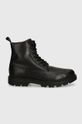 BOSS buty skórzane Adley 50523892.001 czarny AW24