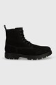 Замшевые ботинки BOSS Adley 50523893.001 чёрный AW24