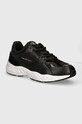 Αθλητικά Calvin Klein Jeans RETRO TENNIS LOW LACEUP MTL συνθετικό μαύρο YM0YM00985
