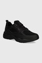 Calvin Klein Jeans sneakersy RETRO TENNIS LOW LACEUP MTL syntetyczny czarny YM0YM00991