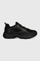 Calvin Klein Jeans sneakersy RETRO TENNIS LOW LACEUP MTL YM0YM00991 czarny AW24