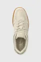 beige Calvin Klein Jeans sneakers BASKET CUP LOW LACEUP LTH ML MTR