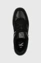 czarny Calvin Klein Jeans sneakersy BASKET CUP LOW LACEUP LTH ML MTR
