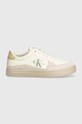 Кросівки Calvin Klein Jeans CLASSIC CUPSOLE LOW MIX MTL YM0YM01033 бежевий AW24