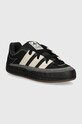 Шкіряні кросівки adidas Originals Adimatic замша чорний ID3938