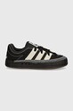 Шкіряні кросівки adidas Originals Adimatic ID3938 чорний AW24