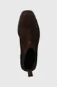 barna HUGO magasszárú cipő velúrból Iker