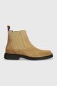 Замшеві черевики HUGO Iker 50522951.269 бежевий AW24