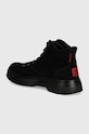 Obuwie HUGO buty zamszowe Urian 50522959.001 czarny