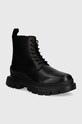 HUGO ghete de piele Fabyan cu snur negru 50522976.001