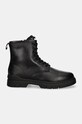 Шкіряні черевики HUGO Ryan 50523883.001 чорний AW24