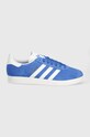adidas Originals velúr sportcipő Gazelle IG2093 kék AW24