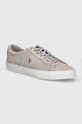 Polo Ralph Lauren sneakersy zamszowe Sayer niska szary 816893732004.020