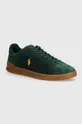 πράσινο Σουέτ αθλητικά παπούτσια Polo Ralph Lauren Hrt Ct II Ανδρικά
